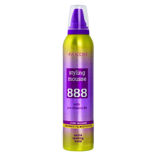 Styling Mousse 888 curly hair 250ml……..