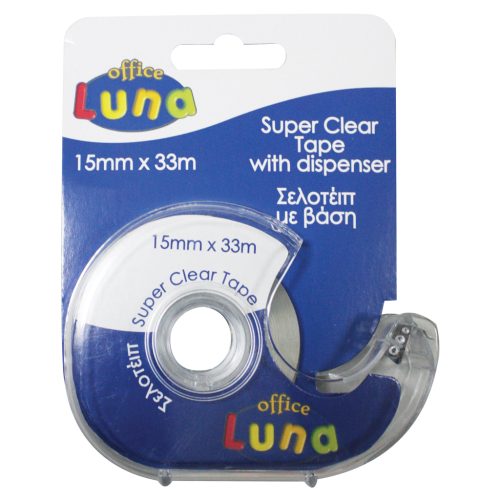 ΣΕΛΟΤΕΙΠ ΜΕ ΒΑΣΗ SUPER CLEAR15mmx33m  LUNA OFFICE